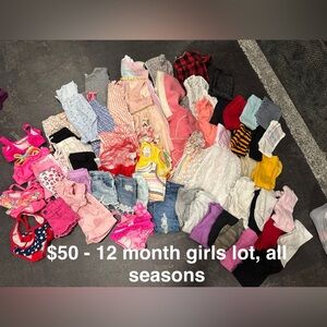 12 Month Girls Everything you see here!!!